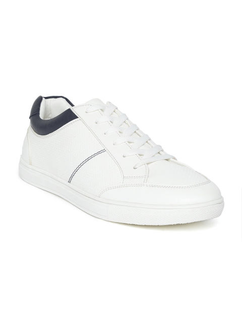 

People Men White Perforated Sneakers