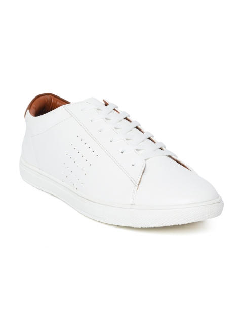 

People Men White Solid Sneakers