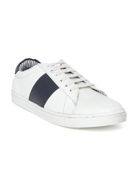 

People Men White Colourblocked Sneakers