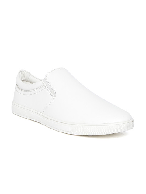 

People Men White Slip-On Sneakers