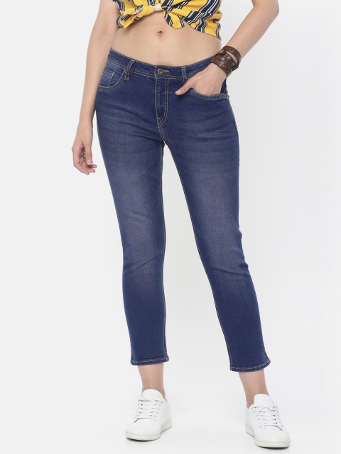 

Roadster Women Blue Skinny Fit Mid-Rise Clean Look Stretchable Jeans