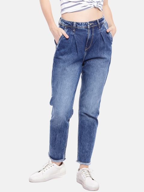 

Roadster Women Blue Regular Fit High-Rise Clean Look Stretchable Jeans