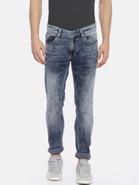 

SPYKAR Men Blue Skinny Fit Low-Rise Clean Look Stretchable Jeans