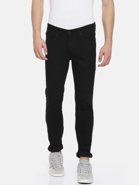 

SPYKAR Men Black Skinny Fit Low-Rise Clean Look Stretchable Jeans