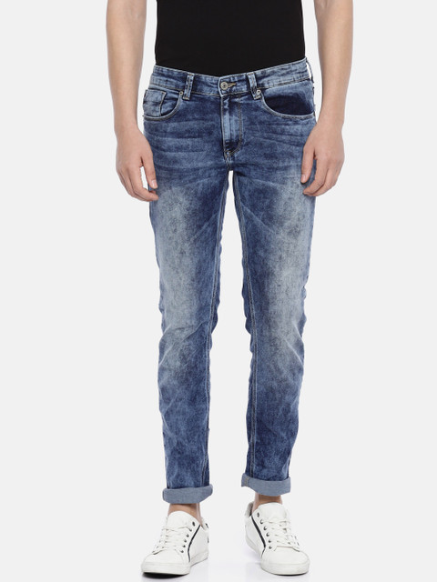 

SPYKAR Men Blue Rover Slim Fit Low-Rise Clean Look Stretchable Jeans