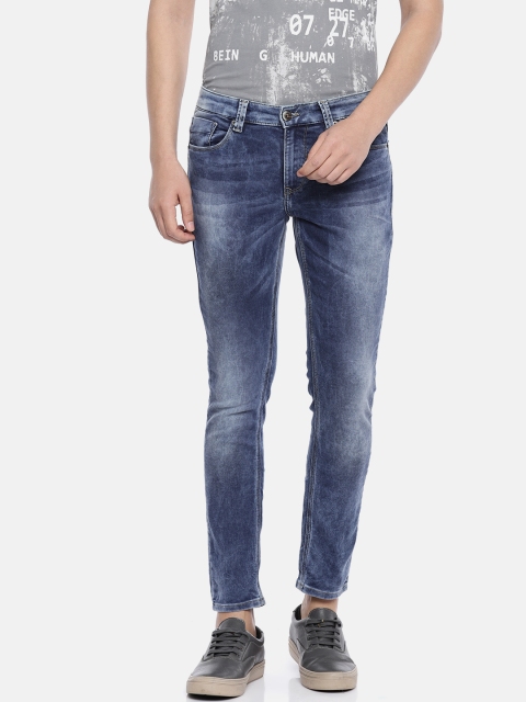 

SPYKAR Men Blue Super Skinny Fit Low-Rise Clean Look Stretchable Jeans