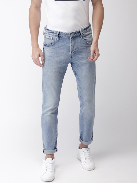 

Superdry Men Blue Slim Fit Mid-Rise Clean Look Stretchable Jeans