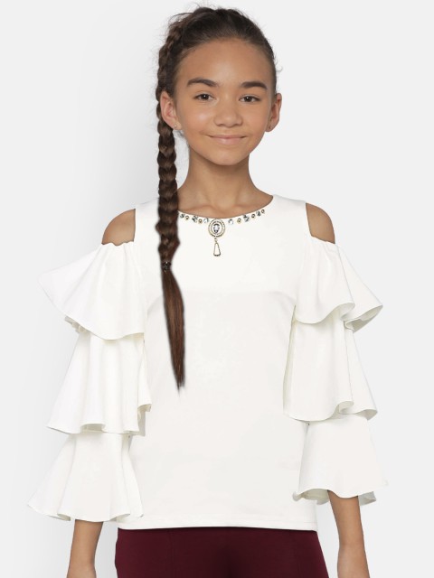 

Tiny Girl Cream-Coloured Top
