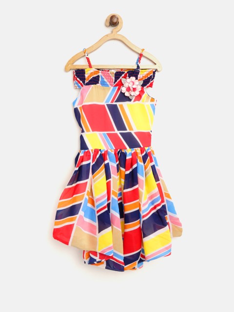 

Tiny Girl Red Printed Fit and Flare Dress