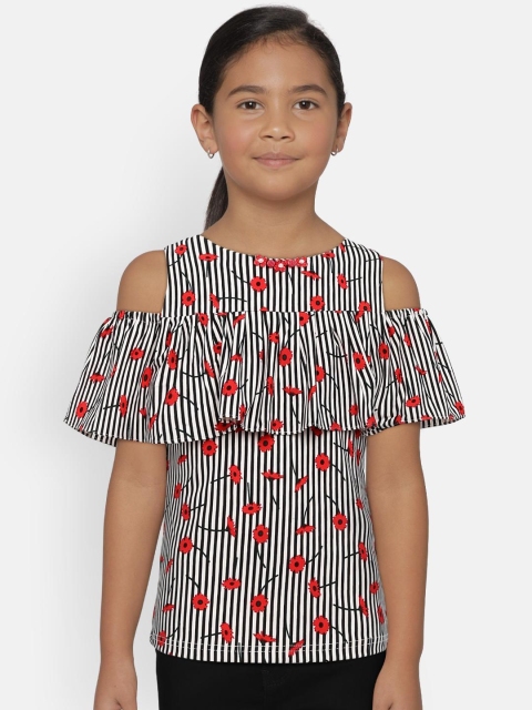 

Tiny Girl Girls Multicoloured Striped Top, Multi