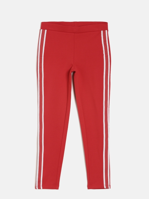

Bossini Girls Red Solid Leggings