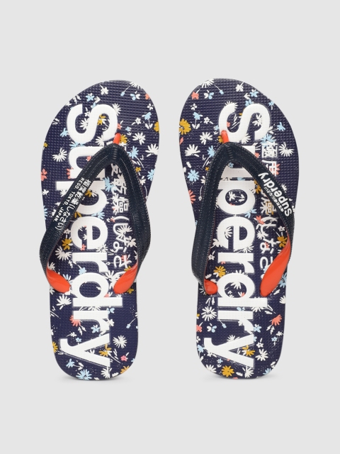 

Superdry Women Multicoloured Printed Thong Flip-Flops, Multi