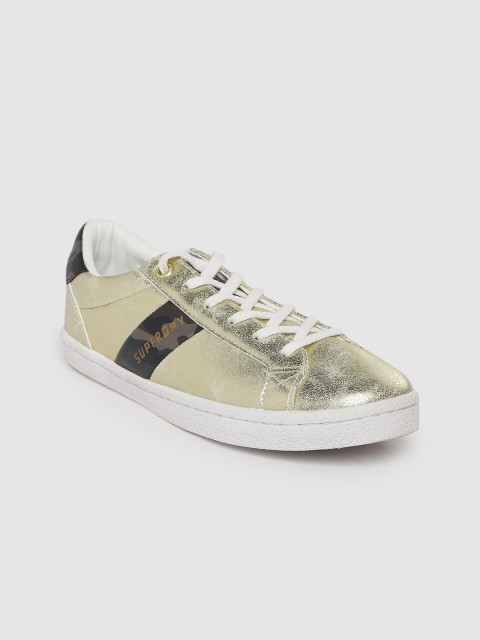 

Superdry Women Gold-Toned SLEEK Sneakers