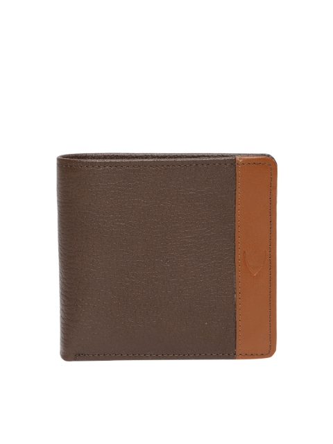 

Hidesign Men Brown Leather Solid Two Fold Wallet