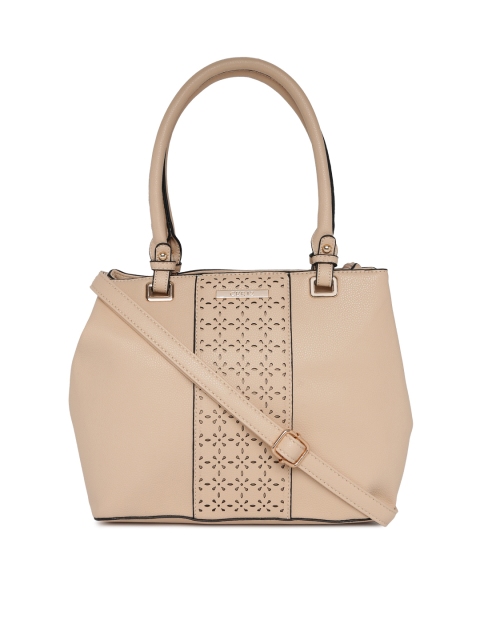 

CERIZ Beige Solid Shoulder Bag