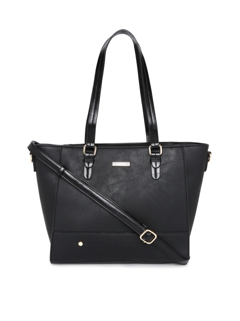 

CERIZ Black Solid Shoulder Bag