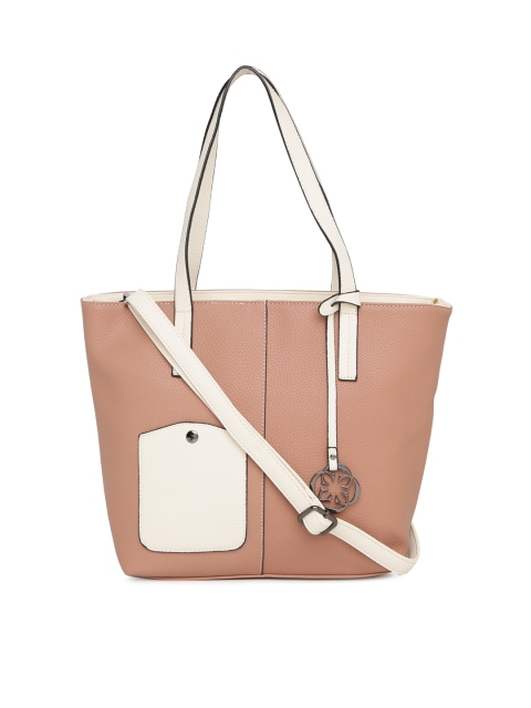 

CERIZ Dusty Pink Solid Shoulder Bag