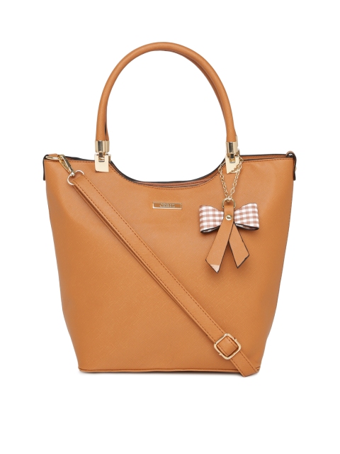 

CERIZ Mustard Yellow Solid Handheld Bag