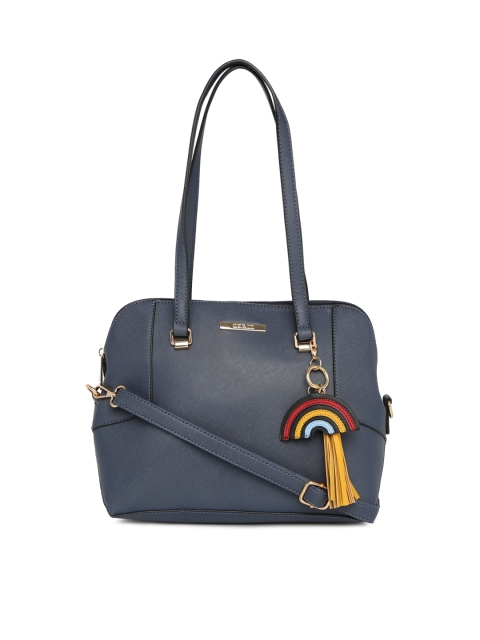 

CERIZ Navy Blue Solid Shoulder Bag