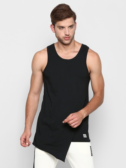 

SKULT by Shahid Kapoor Men Black Solid Innerwear Vest SKS19AMCWVS8VD1009