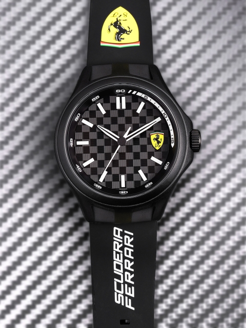 

SCUDERIA FERRARI Men Black & Grey Printed Analogue Watch 830644