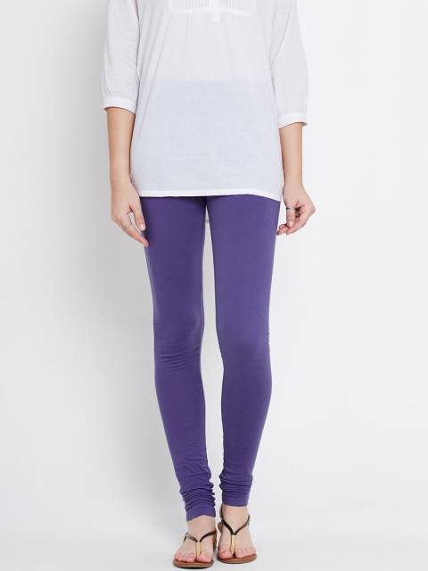 

AURELIA Purple Churidar Leggings