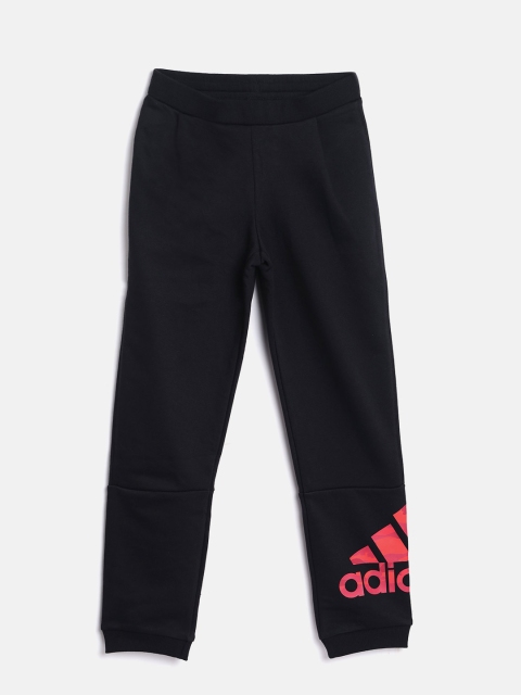 

ADIDAS Girls Black LG FT KNIT PNT Sports Joggers