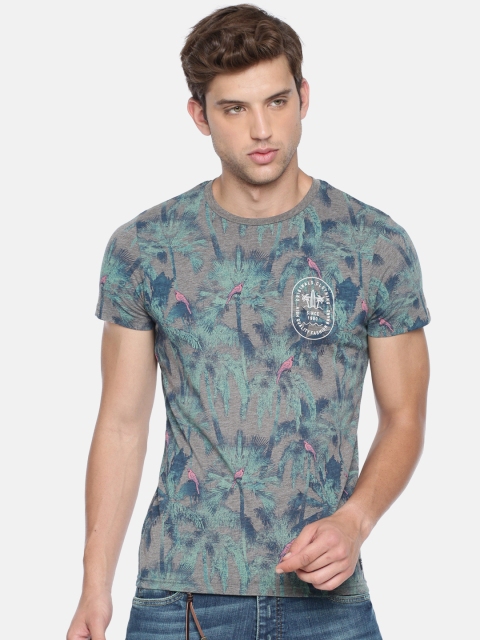 

Jack & Jones Men Multicoloured Printed Round Neck T-shirt, Multi