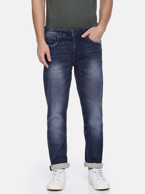 

Jack & Jones Men Blue Ben Skinny Fit Low-Rise Clean Look Stretchable Jeans