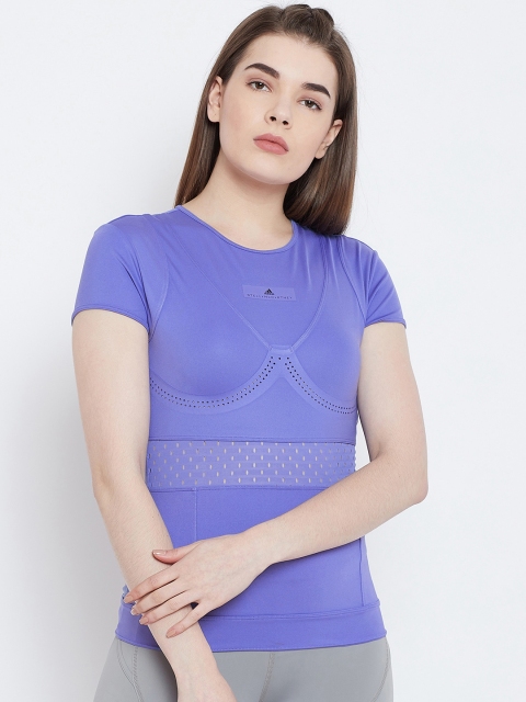 

ADIDAS Women Blue TRAIN T-shirt