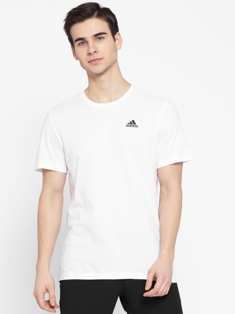 

ADIDAS Men White MH MASCOT Printed Round Neck T-shirt