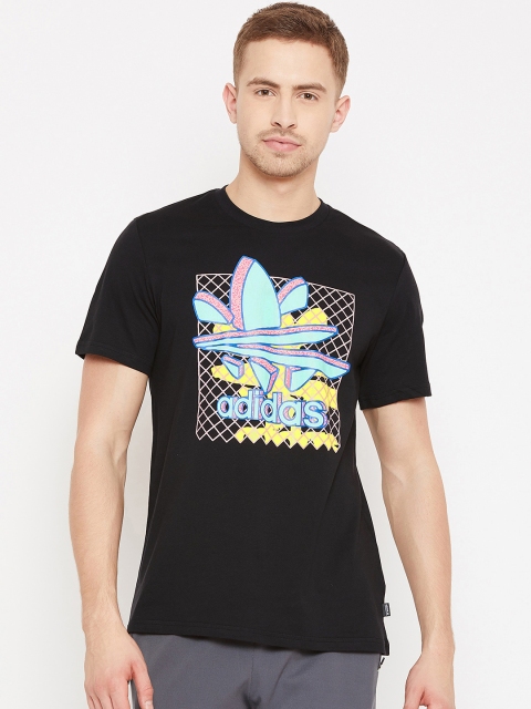 

ADIDAS Originals Men Black Printed Skateboarding Thaxter T-shirt