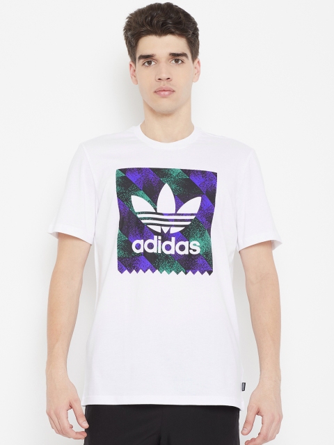 

ADIDAS Originals Men White Printed Towning BB T-shirt