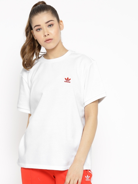 

ADIDAS Originals Women White VDAY BF T-shirt