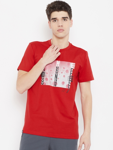 

ADIDAS Men Red Harden Verb Graphic Basketball T-shirt