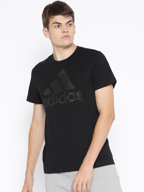 

ADIDAS Men Black Printed ID BOS T-shirt