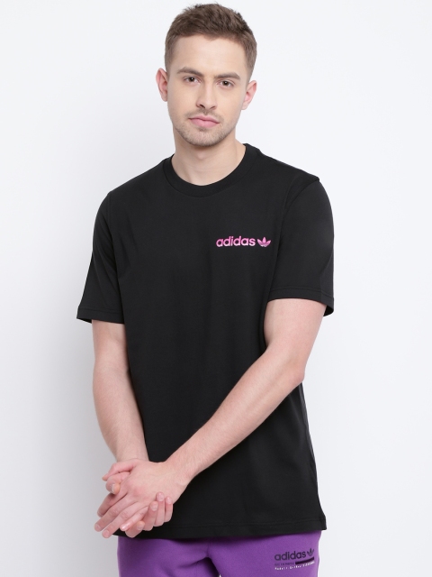 

ADIDAS Originals Men Black Printed TROPICAL Round Neck T-shirt