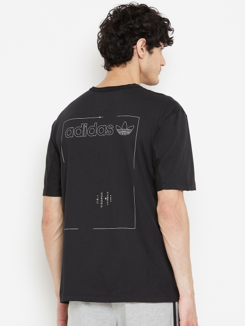 

ADIDAS Originals Men Black Printed Back Kaval Graphic T-shirt