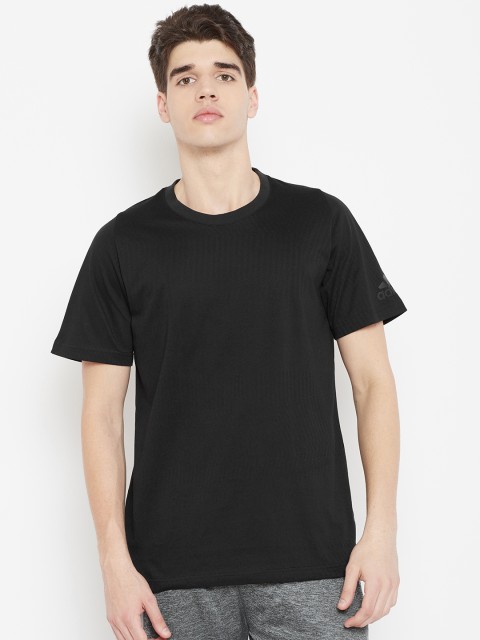 

ADIDAS Men Black ID Jacquard T-shirt