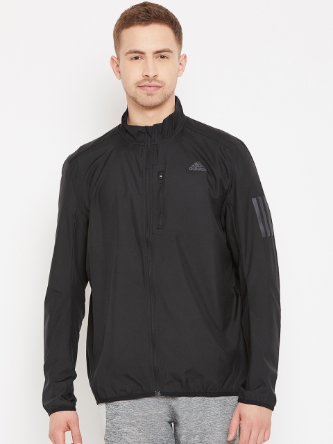 

ADIDAS Men Black Solid Own The Run Jacket