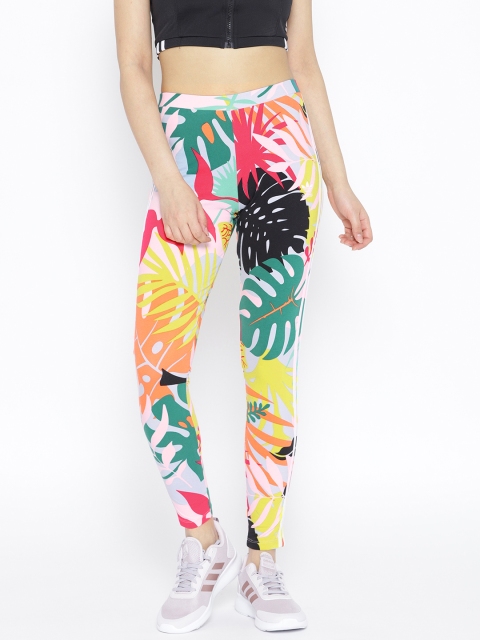 

ADIDAS Originals Women Multicoloured Tropicalage 3-Stripes Tights, Multi