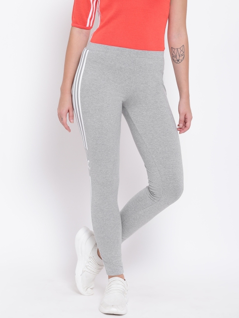 

ADIDAS Originals Women Grey Melange Solid Slim Fit Track Pants