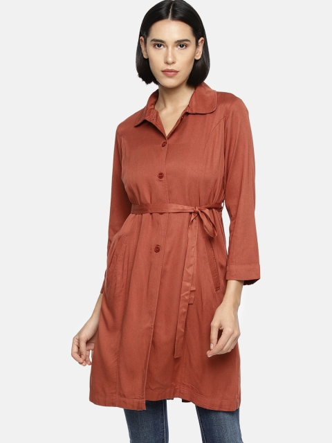 

Fame Forever by Lifestyle Women Brown Solid Tailored Jacket
