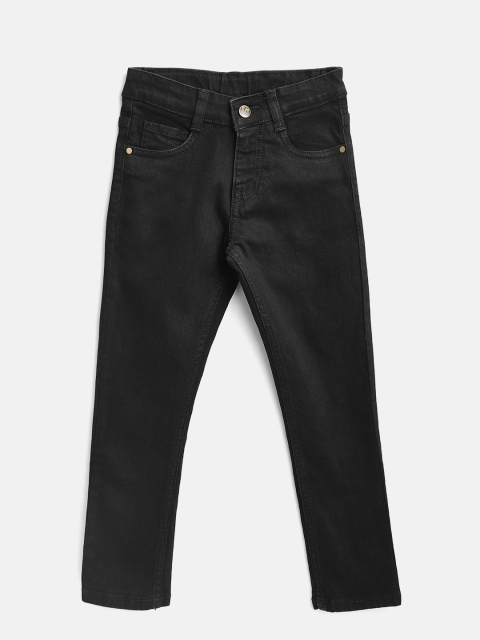 

Flying Machine Boys Black Skinny Fit Mid-Rise Clean Look Stretchable Jeans