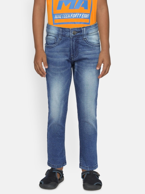 

Flying Machine Boys Blue Regular Fit Mid-Rise Clean Look Stretchable Jeans