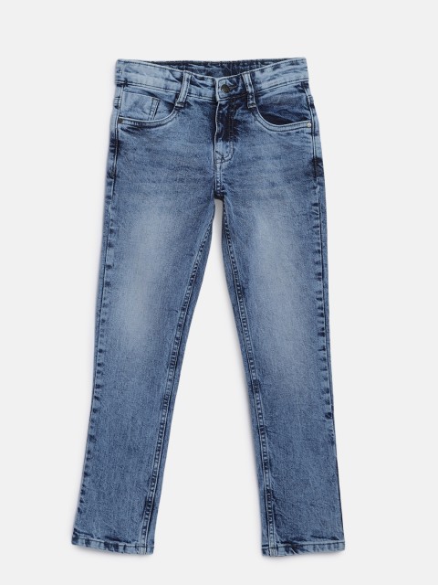 

Flying Machine Boys Blue Regular Fit Mid-Rise Clean Look Stretchable Jeans