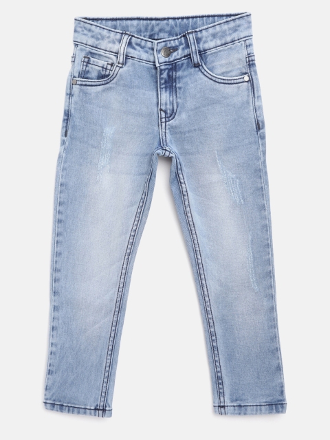 

Flying Machine Boys Blue Low Distress Jeans