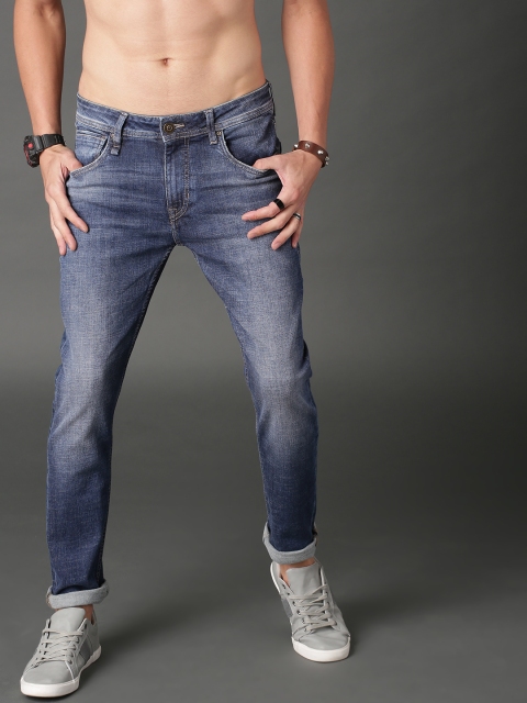 

Roadster Men Blue Skinny Fit Mid-Rise Clean Look Stretchable Jeans