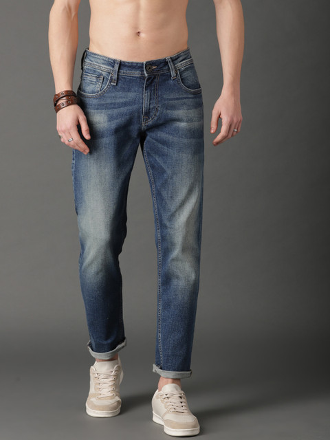 

Roadster Men Black Slim Fit Mid-Rise Clean Look Stretchable Jeans