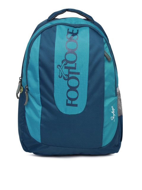

Skybags Unisex Blue Colourblocked Backpack